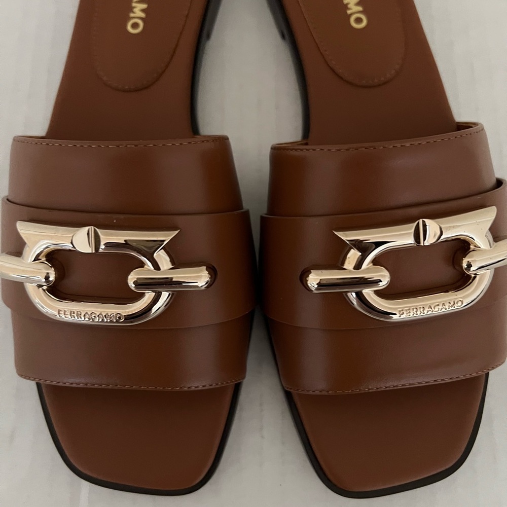 Ferragamo Priscilla Slip On Slide Sandals - Picture 10 of 16